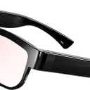 Camera Glasses Smart Video Glasses with Camera Wearable Sports Eye Glasses Outdoor Recording Motorcycle Riding Hiking Built-in 32G Memory