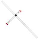 URASISTO 48 Inch T-Square Tool, Aluminum Adjustable Drywall T-Square Ruler, Multi Angle Measuring Ruler for Layout and Marking