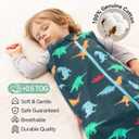 Baby Sleep Sack 0-6 Months 100% Cotton 0.5 Tog 3-6 Months Baby Wearable Blanket for Newborn, 3 Pack Breathable Soft Lightweight 0-3 Months Sleep Sacks with 2-Way Zipper