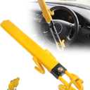 Steering Wheel Lock,Wheel Locks for Cars,Car Accessories Car Lock Anti Theft Car Device,Car Steering Wheel Lock,Adjustable Anti-Theft Device Car Locks Double Hook Locks for SUV Pickup Truck