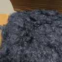 MIULEE Pack of 2 Throw Pillow Covers 18x18 Inch Neutral Navy Blue Faux Fur Decorative Sherpa Pillow Covers Fuzzy Accent Soft Sheepskin Fleece Cushion Cases for Boho Home Decor Couch Living Room Bed