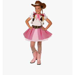 Morph Cowgirl Outfits for Girls, Cowgirl Costume for Girls, Halloween Costume Kids , Size Small