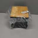 VITVITI Drawer Disposable Face Towel Holder Box, Acrylic Facial Towel Container for XL Clean Skin Club, Large Disposable Face Towels Storage with Bamboo Lid, for Bathroom, Vanity Makeup, Black