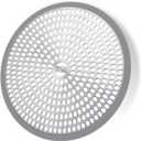 LEKEYE Shower Drain Hair Catcher/Strainer/Stainless Steel and Silicone (Gray)