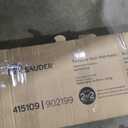 Sauder Harbor View Home Office Computer Desk with Hutch, Keyboard Tray, in Salt Oak finish