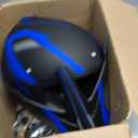Yesmotor Youth Dirt Bike Helmet Set Includes Gloves, Goggles, Mask, Ideal Helmet for Kids 8-14, Premium Safety Gear for Dirt Bike Helmets Enthusiasts - DOT Approved (Dark Blue, S)