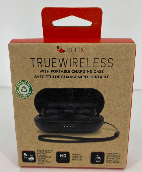 Helix True Wireless Wireless Earbuds Headphones NEW Sealed 810061145127 V1-1123 Helix True Wireless Wireless Earbuds Headphones NEW Sealed 810061145127 V1-1123