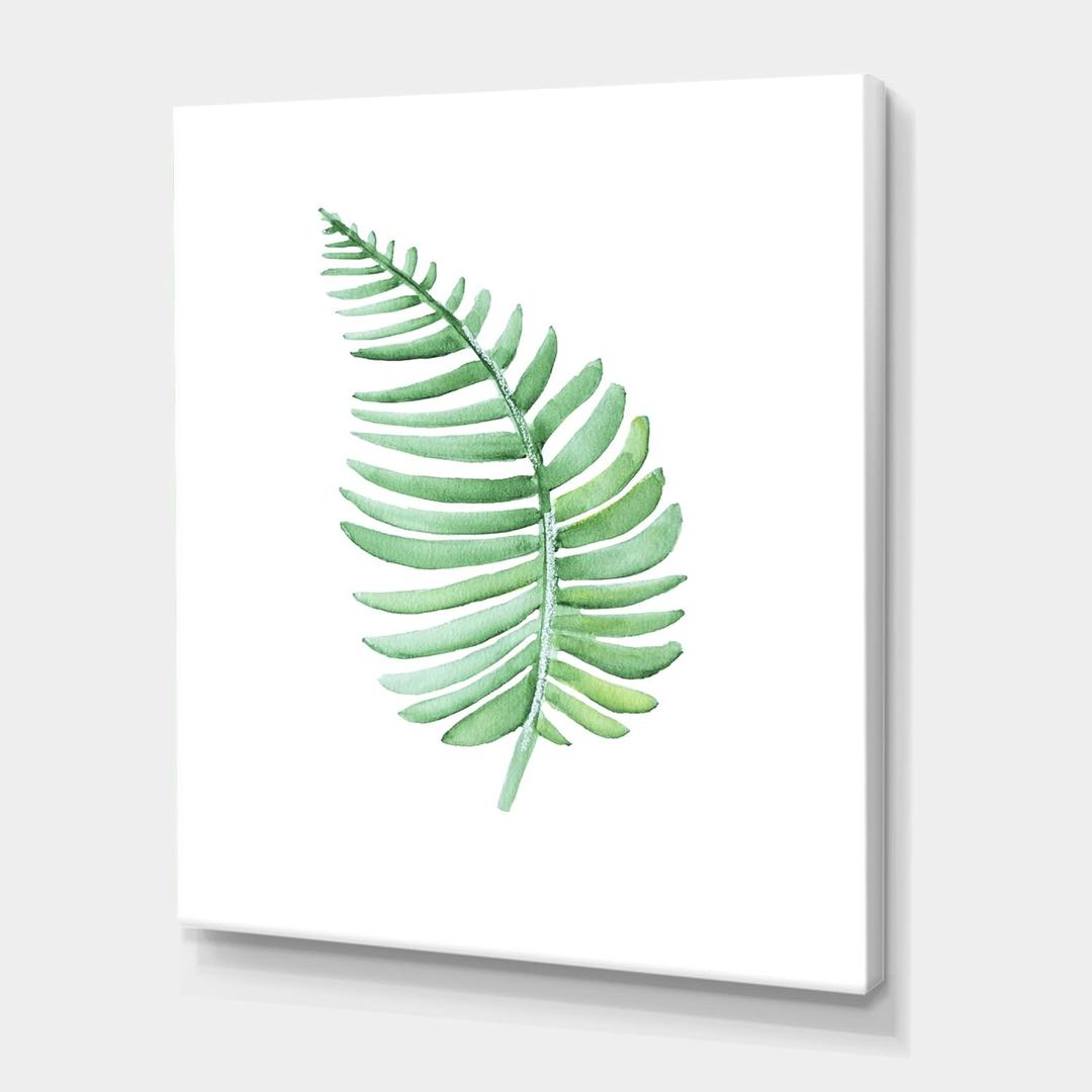 Tropical Leaf of Monstera III  Farmhouse Canvas Wall Art  32x16 Wall Art Decor  Botanical Artwork for Living Room, Bedroom, Office Decor