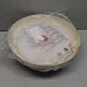 BISAMIYA Modern LED Ceiling Light, Brass Accent 12.6 Inch Semi Flush Mount Ceiling Light, Adjustable Angle Light Fixture, 3000K/Warm White/18W, for Hallway, Entryway, Kitchen (Cream)