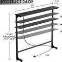 Keelian 39 inch Narrow Console Table with Outlet,Adjustable Height(25"-37") Behind Sofa Table,Couch Behind Table Skinny,Couch Shelf with Charging Station,Long Entryway Tables for Living Room,Black