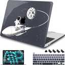 Mektron Case for MacBook Pro 16 Inch A2141 Cover 2019 Release 16" with Liquid Retina Display/Touch ID, Plastic Hard Shell with Keyboard Skin & Screen Protector & Dust Plug, Spaceman