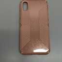 Speck Products Presidio Grip + Glitter iPhone Xs/iPhone X Case, Bella Pink with Gold Glitter/Dahlia Peach