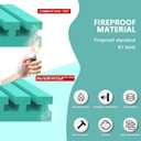 Sound Proof Foam Panels for Walls,Soundproof wall panels,Acoustic Foam Panels,Insulation Studio Soundproofing Fire Resistant Noise Absorbing for Studio, Office, Home Blue (GZ-L 12" X 12" X 1", 36PACK)