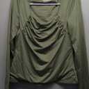 Women's Green Blouse, Large