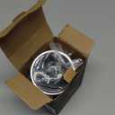 HASKO accessories - Powerful Vacuum Suction Cup Hooks - Organizer for Towel, Bathrobe and Loofah - Strong Stainless Steel Towel Hooks for Bathroom & Kitchen, Towel Hanger Storage (2 Pack) (Chrome)