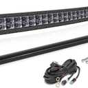 40 Inch Curved LED Light Bar, Niking Auto Super Slim 360W Off Road Dual Row LED Driving Light Spot Flood Combo Work Light Roof Bumper Bar for Trucks UTV ATV SUV RZR Wrangler JK JL Boat