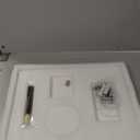 Pearl White 2PCs Large Drying Stone for Kitchen Counter, Stone Dish Drying Mat for Kitchen Counter, Quick Dry Mat with Non-slip Feet