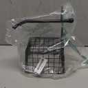 DII Rustic Farmhouse Bathroom Dcor, Metal Storage, Toilet Paper Holder, Black