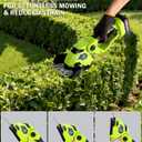 Cordless Hedge Trimmer,Cordless Grass Shear & Hedge Shear with a 5.3-inch Lawn Mower Blade, with 1 PC Rechargeable Battery and Charger for Garden,Lawn.Note: It Does not Include the 9-inch Blade.