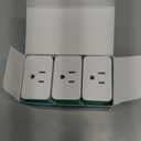 NOUS Wi-Fi Smart Plug 15A, Dual-Band 2.4GHz & 5GHz, Energy Monitoring, Compatible with Alexa, Google Home, Tuya App, Remote Control, Timer, Compact Design, Smart Outlet, 3 Pack