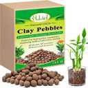 Halatool 18LB Hydroton Clay Pebbles for Plants 4mm-16mm Lightweight Hydro Leca Balls for Potted Plants Hydroponics Gardening Orchids Drainage Decoration Aquaponics Aquariums