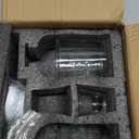 Mouthwash Dispenser for Bathroom, 12.7 oz, 2 Pack - Glass Mouthwash Bottle with 304 Stainless Steel Spout & Minimalist Labels, Style Mouthwash Container, Silver