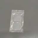 Door Curtain Grips 2 Pack - Clear White Plastic Adhesive Clips No Power Required - Bathroom Shower Tub and Travel Curtain Holders, White, 2pcs