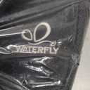 WATERFLY Crossbody Sling Backpack Sling Bag Travel Hiking Chest Bag Daypack (Black)