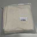 OYIMUA Set of 2 Decorative Chenille Checkered Throw Pillow Covers 16x16 Beige Neutral Farmhouse Vintage Cushion Covers Modern Boho Pillowcases for Sofa Couch Bedroom Living Room Home Decor