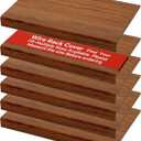 6-Pack PVC Composite Board Wire Rack Covers for Pantry - Imitation Wood-Look 24x16 Inch, Closet, Bathroom, Waterproof Scratch Resistant Easy Install, Wood Shelf Covers for Wire Shelving Brown