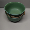 AmorArc Ceramic Dinnerware Sets for 4, 12 Pieces Handpainted Plates and Bowls Set, Scratch Resistant Stoneware Dishes Set, Dishwasher & Microwave Safe, Jade Green