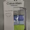 Calvin Klein Girls Bikini Days of The Week 7 Pack, Pacific/ White/ Heather Gray/ Hydrangea/ Skyway/ Energy/ Black Iris, Medium