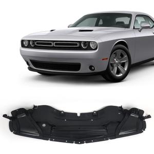 Splash Shield Compatible With Dodge Challenger 2013-2023 Front Lower Engine Cover W/o Wide Body Option | Forward Undercar Shield | 3.6/5.7L | CH1228155 | 68085541AC