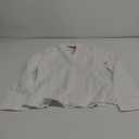 French Toast Girls' Fitted Wrinkle-Resistant Long Sleeve Oxford Shirt (20, White)