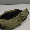 Dog Winter Coat with Harness Built-in | Waterproof Dog Jacket with Zipper & Fleece Lining | Reflective Cold Weather Coat for Small Medium Large Dogs (Army Green)