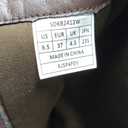 DREAM PAIRS Women's Knee High Boots Combat Boots Goth Boot Lace Up Adjustable Buckles Chunky Low Heel Fall Booties with Side Zipper to Put on and off (6.5, Brown-nubuck)