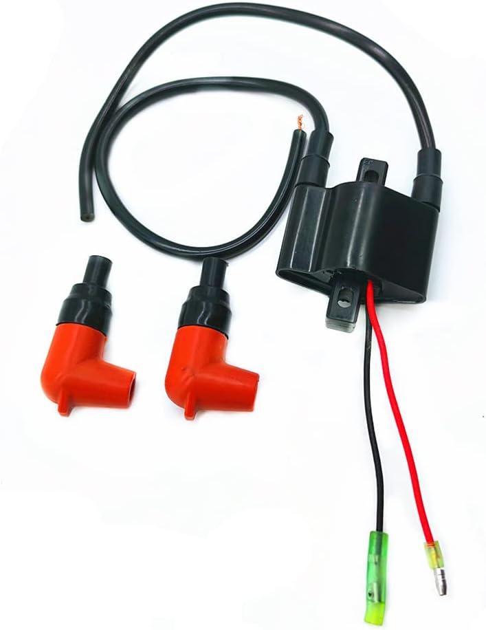 Ignition Coil For Yamaha 25HP 30HP 40HP Outboard (1984-1997) 689-85570-20-00 689-85570-21-00 C30 CV30 C40 CV40