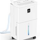 25 Pint Dehumidifier for Basement, Up to 3000 Sq.Ft, Quiet Dehumidifier with Drain Hose, Humidity Control, 24H Timer, Ideal for Bedroom, Bathroom, Room