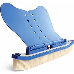 18" Swimming Pool Brush Head | More Than 10x the Brushing Force | Algae Removal & Weekly Brushing | Attaches to Your Existing Pole (Blue)