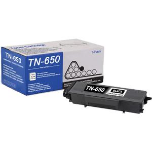 TN650 TN 650 TN620 High Yield Toner Cartridge Black Compatible - HIYO 1 Pack TN-650 Toner Cartridge Replacement for Brother TN650 for HL-5240 5380DN MFC-8860DN 8880DN 8890DW DCP-8080DN 8085DN Printer