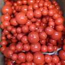 Giegxin 2 Pcs 32.8 Feet Christmas Wooden Bead Garland Xmas Tree Beads Garland Rustic Wood Beaded Decor for Christmas Holiday Rustic Home Farmhouse Decoration (Red)