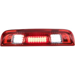 Tresound LED Third Brake Cargo Light for 2014-2018 Chevy Chevrolet Silverado & GMC Sierra 1500 2500HD 3500HD Rear High Mount Stop Lamp Red Lens Chrome Housing