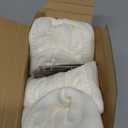 6 Pack Christmas Stockings, 18inch Large White Cable Knitted Stocking Personalized Xmas Hanging Stocking with Leather Patches Custom Name for Christmas Holiday Party Decoration