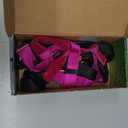 2 Hounds Design Freedom No Pull Dog Harness, Adjustable Harness and Leash Set, Easy Walking & Comfortable Control, Fits Small, Medium & Large Dogs, Solid Colors, Made in USA, 1" MD, Raspberry