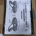 Laser Tag Set for Kids, Teens & Adults - 4 Blasters + 4 Vest Sensors with 4 Multi-Game Modes - Fun Ideas Age 8+ Year Old Toys - Includes Accessories - Boys & Girls Outdoor Teenage Group Activities (4 Player Pro Set (Battery Operated))