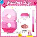 Sratte Number Piata Pink Piata Birthday Decorations Gradient with Stick Blindfold Confetti for Girls Boys Birthday Anniversary Party Decorations Supplies(Number 8)