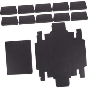 12pcs Kraft Paper Drawer Boxes Packing Boxes Cardboard Storage Containers