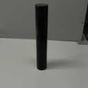 1 Pack Round Acetal Copolymer Rods - 2 -Inch Diameter and 12-Inch Length Opaque Black Acetal Copolymer Rods （POM-C） Perfect for Non-Marring