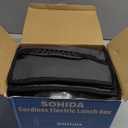 100W Cordless Electric Lunch Box for Adults & Men, Rechargeable Battery Powered Heated Lunch Box, 1.2L Portable Food Warmer Lunchbox with 5-Sided Heating for Work Car Outdoor Use (Gray)