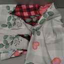 Horaldaily Valentine's Day Tablecloth 60×84 Inch Rectangle, Buffalo Plaid Pink Love Hearts Washable Table Cover for Party Picnic Dinner Decor